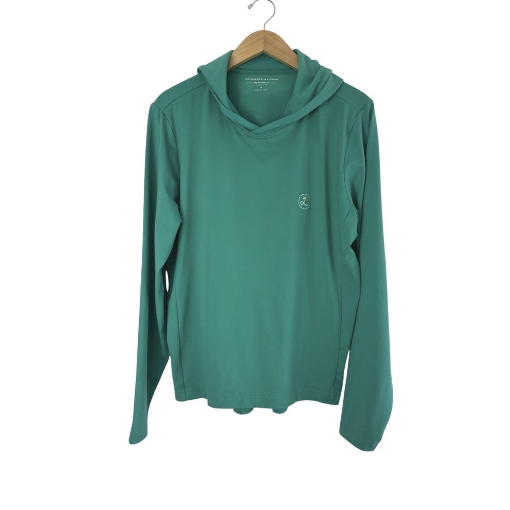 Holderness & Bourne The Jackson Hoodie Men's Medium Shamrock Green Landman Golf